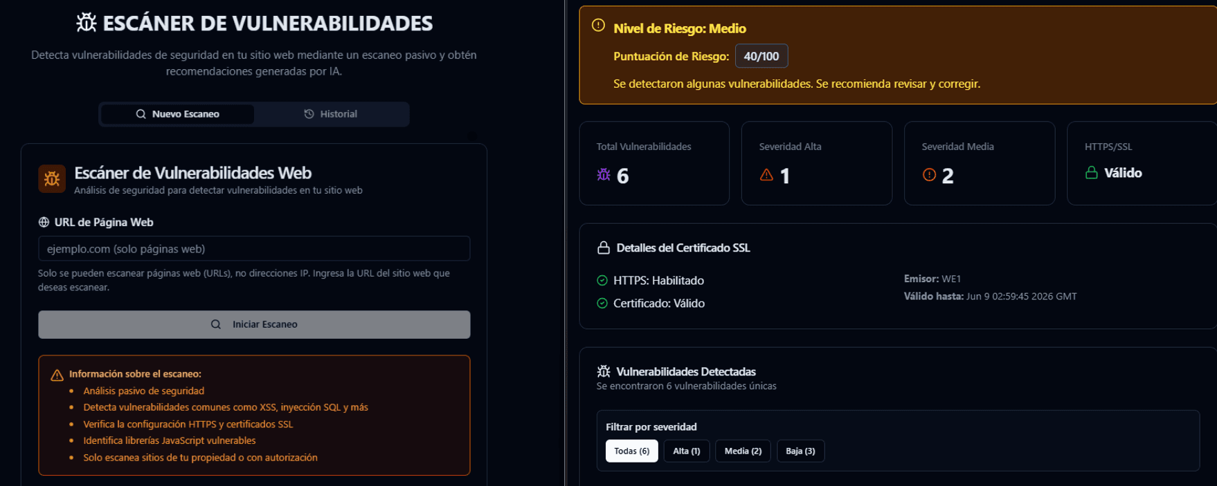 Vista previa de Simple Scan